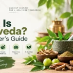 What Is Ayurveda? A Beginner's Guide featuring Ayurvedic herbs, natural healing ingredients, and holistic wellness concepts by Jeet Ayurved.
